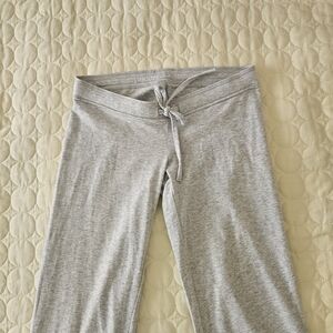 Skims Low Rise Crop Jersey Pant Light Heather Grey Size XXS